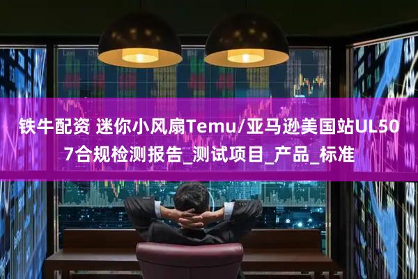铁牛配资 迷你小风扇Temu/亚马逊美国站UL507合规检测报告_测试项目_产品_标准