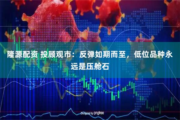 隆源配资 投顾观市：反弹如期而至，低位品种永远是压舱石